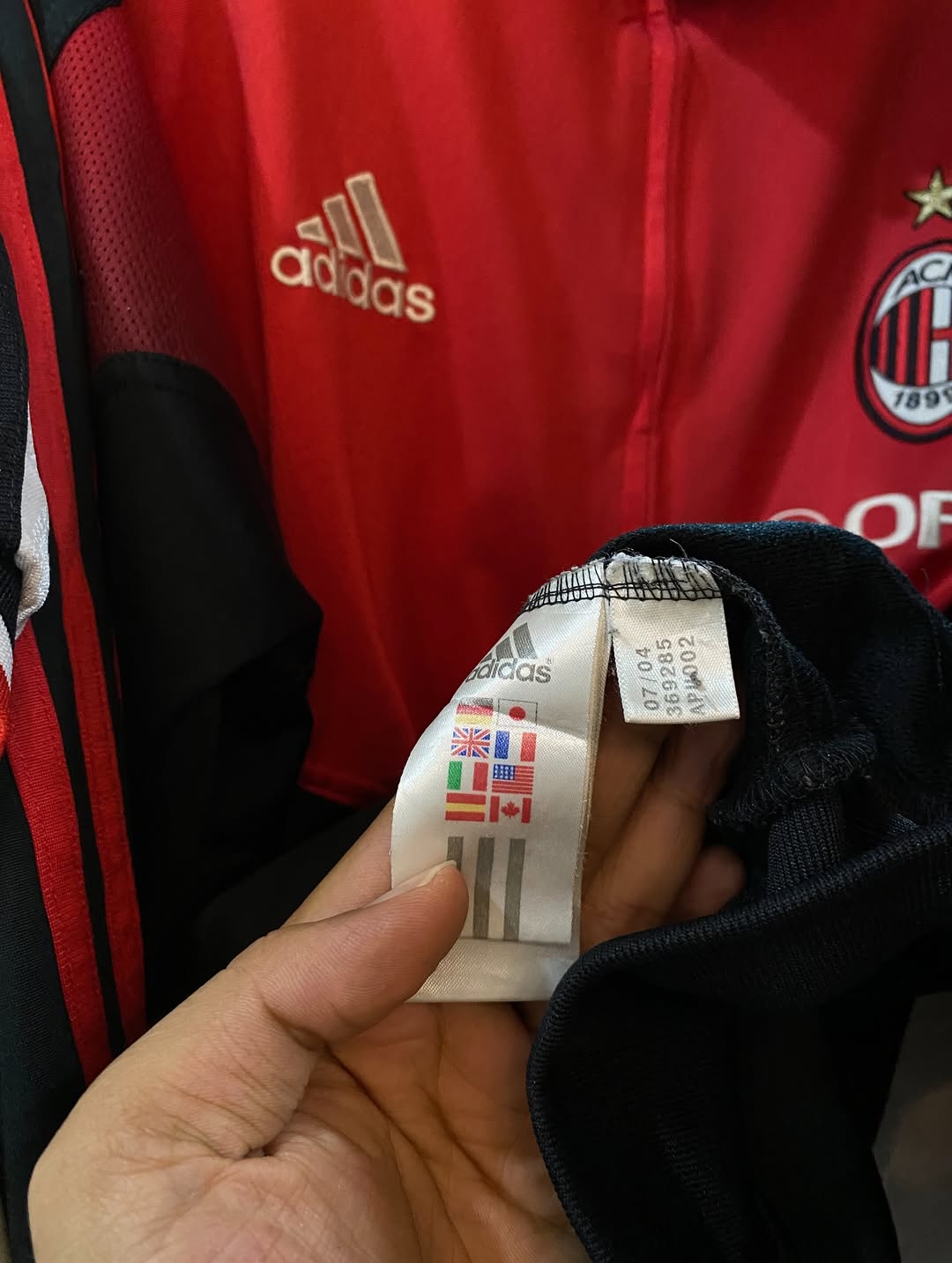 Adidas AC Milan Retro Track Jacket