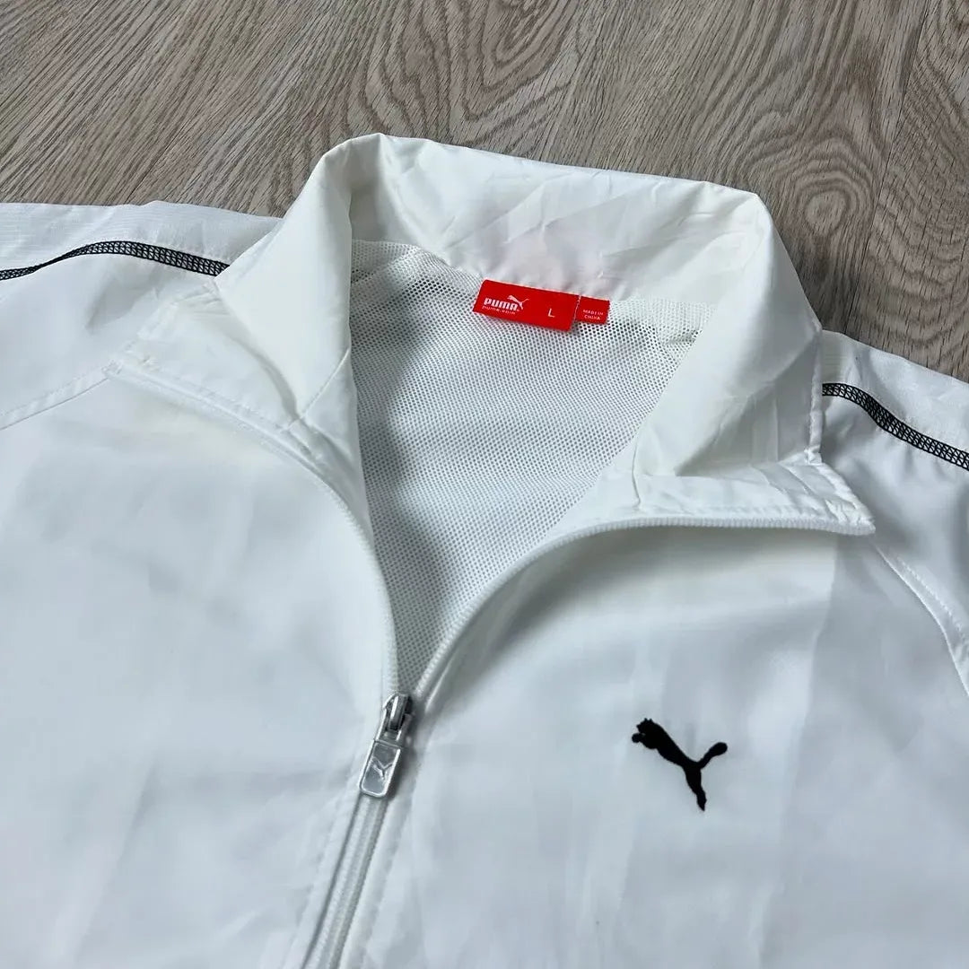 Puma White Track Jacket